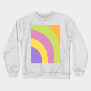 Boho good vibes aura rainbow pattern Crewneck Sweatshirt